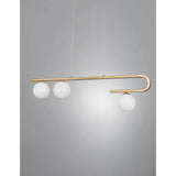 Cantona Hanging Lamp 3-Flame Colors, blanc