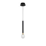 Nova Luce Cayo LED Pendellampe Metall Schwarz