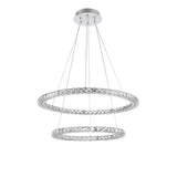 NOVA LUCE CELINE LED LED Crystal Hanging Light Ø 70 cm