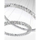 Nova Luce Celine LED Kristall-Hängeleuchte Ø 70cm mit eleganten Kristall-Details und modernem Design.