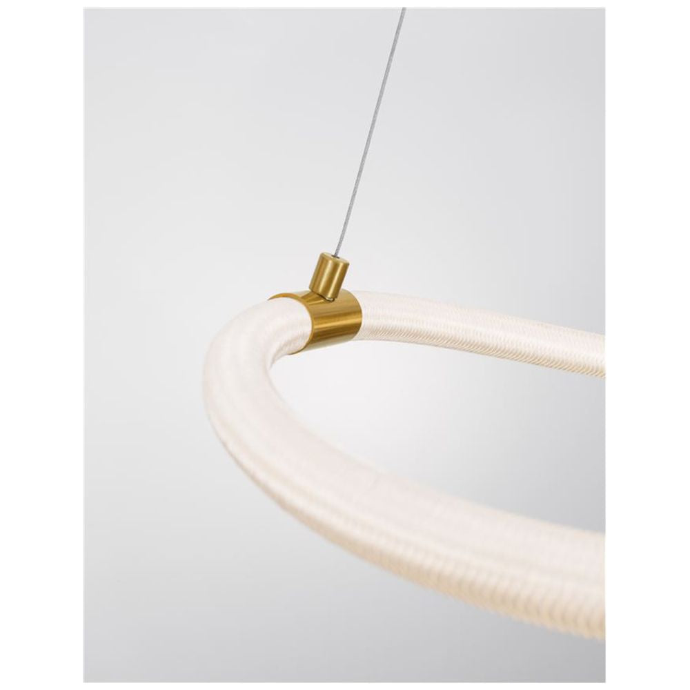 Cerelia LED hanging light brass, gold