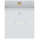 Cerelia LED Hängeleuchte Messing, Gold mit elegantem Design und schöner Lichtstreuung.