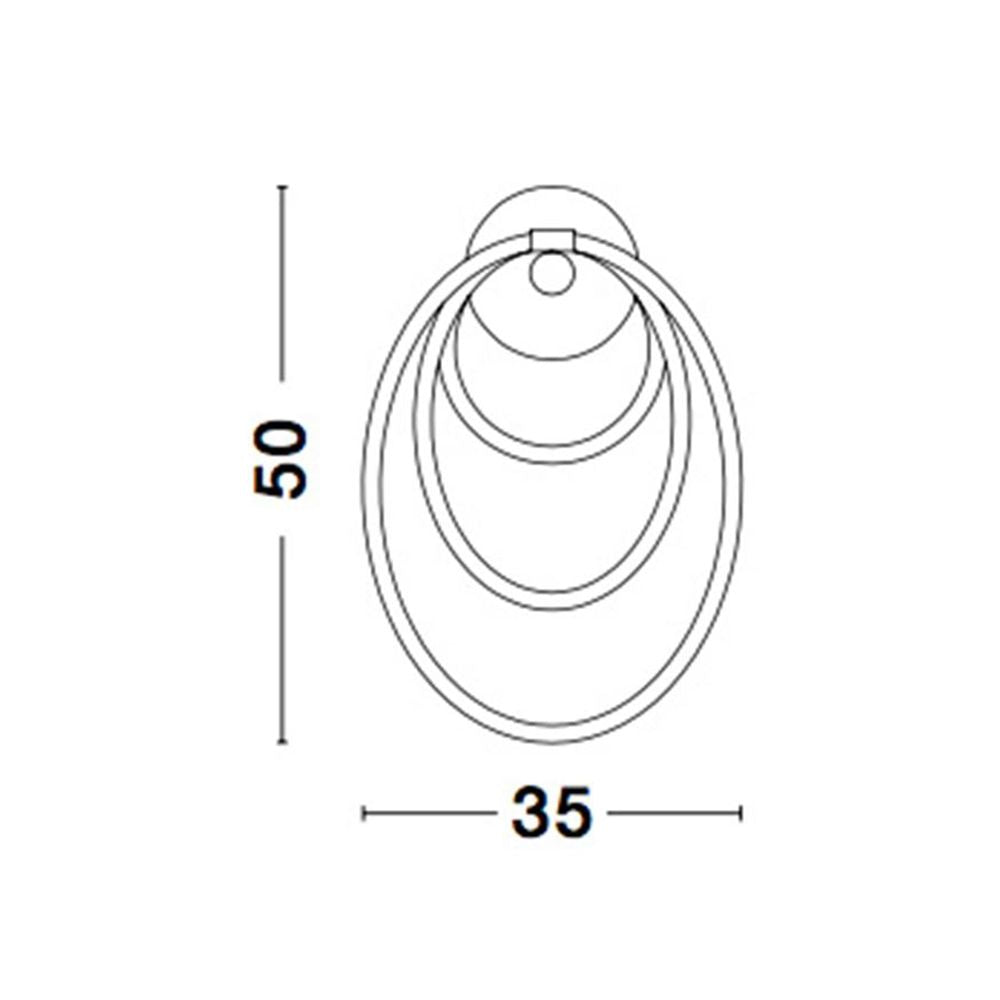 Cerelia LED wall lamp silicone