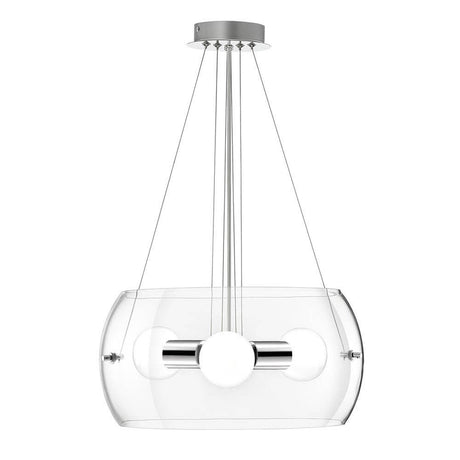 Chiara glasspendel 3-lys Ø 40 cm klar med moderne design og klart glass.