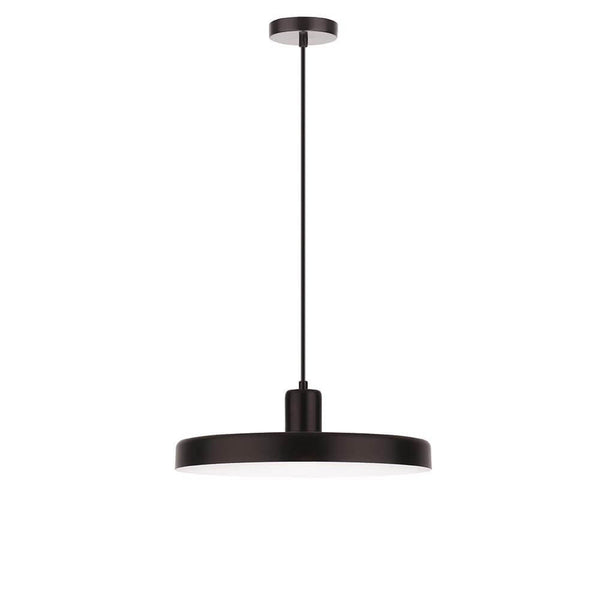 Nova Luce Chioto Hängelampe Matt-Schwarz, matte Stahl-Pendelleuchte mit E27-Fassung, dimmbar, 200-230V, modernes schlichtes Design