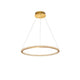 Cilion LED Hängelampe Ø 60cm Messing, Gold aus hochwertigem Material, stilvolles Design für moderne Wohnräume.