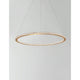 Cilion LED Hängelampe Ø 60cm Messing, Gold mit modernem Design und elegantem Licht.