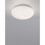 Clam Bad Deckenlampe mit elegantem Glas-Schirm in stilvollem Design für Badezimmer, IP44-zertifiziert.