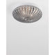 Deckenlampe Clam aus Glas mit elegantem Design, geeignet für Badezimmer, IP44-zertifiziert.
