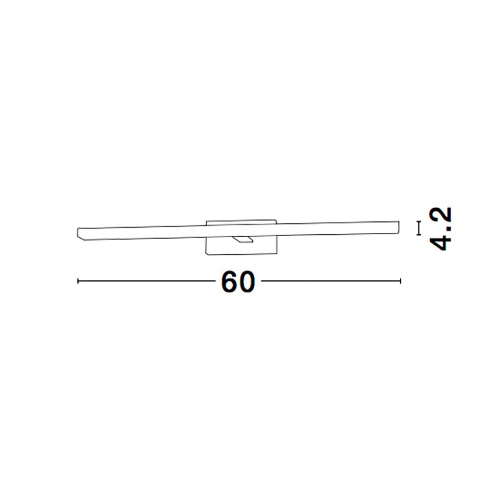 Corso LED Bad- & Spiegellampe Chrom  Nova Luce   