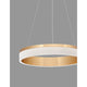 Courtez LED Hängeleuchte Gold mit modernem Design und energieeffizienter LED-Technologie in Goldfarbe.