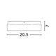 Cube Bad Deckenleuchte Glas