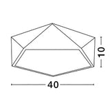 Darius Deckenlampe Metall