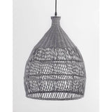 Destin rattan suspendu gris