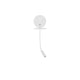 Eclip LED Wandlampe mit USB, moderne Wandleuchte mit integrierter LED-Beleuchtung und Ablage für Mobilgeräte.