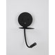 Eclip LED Wandlampe mit USB in Schwarz, moderne Wandleuchte mit USB-Anschluss und verstellbarem Strahler.