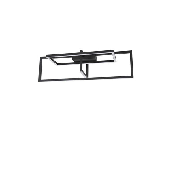 Edgar LED Deckenleuchte 91cm mit modernem Design aus Aluminium und Acryl für stilvolle Innenräume.