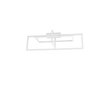 Edgar LED Deckenleuchte 91cm in modernem, minimalistischem Design aus Aluminium und Acryl.