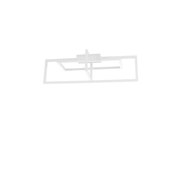 Edgar LED Deckenleuchte 91cm in modernem, minimalistischem Design aus Aluminium und Acryl.