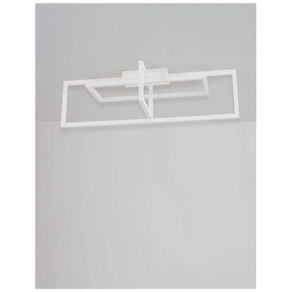 Edgar LED Deckenleuchte 91cm im modernen, minimalistischen Design aus Aluminium und Acryl.