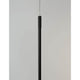 Elettra LED Steh- & Hängeleuchte 300cm Schwarz Detailansicht der schwarzen Pendelleuchte mit modernem Design.