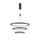 Empatia LED Hängelampe 3 Ringe in modernem, minimalistischem Design mit drei Ringen.