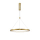 Empatia LED Hängeleuchte Metall Dimmbar in modernem, minimalistischen Gold-Design.