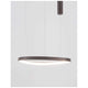 Esteva LED Hängeleuchte Ø 65cm in modernem Design, ideal für Wohnzimmer oder Esstisch, mit warmweißem Licht.