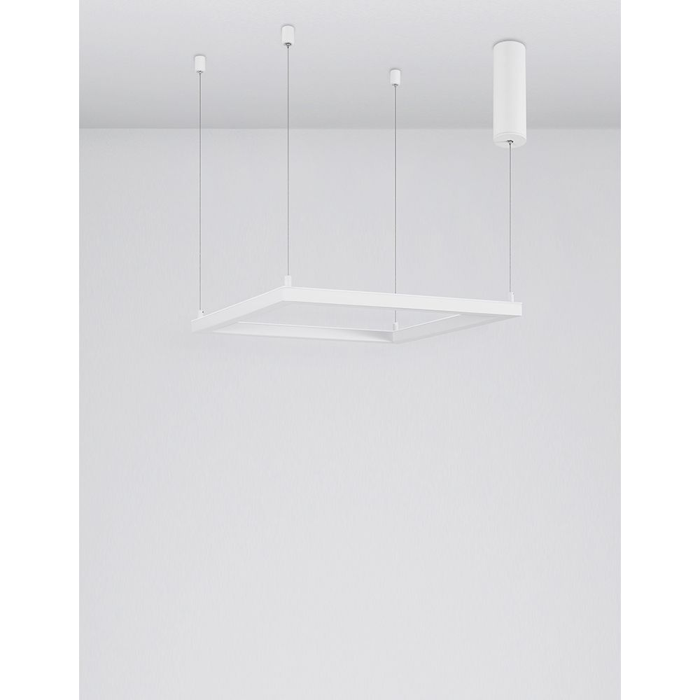 Eterna LED Hanging Lamp Square White