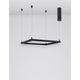 Eterna LED Hängeleuchte Metall Sandig-Schwarz mit minimalistischen Design und warmweißem Licht.