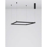 Eterna Led hanging light metal sandy-black