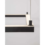 Eterna Led hanging light metal sandy-black