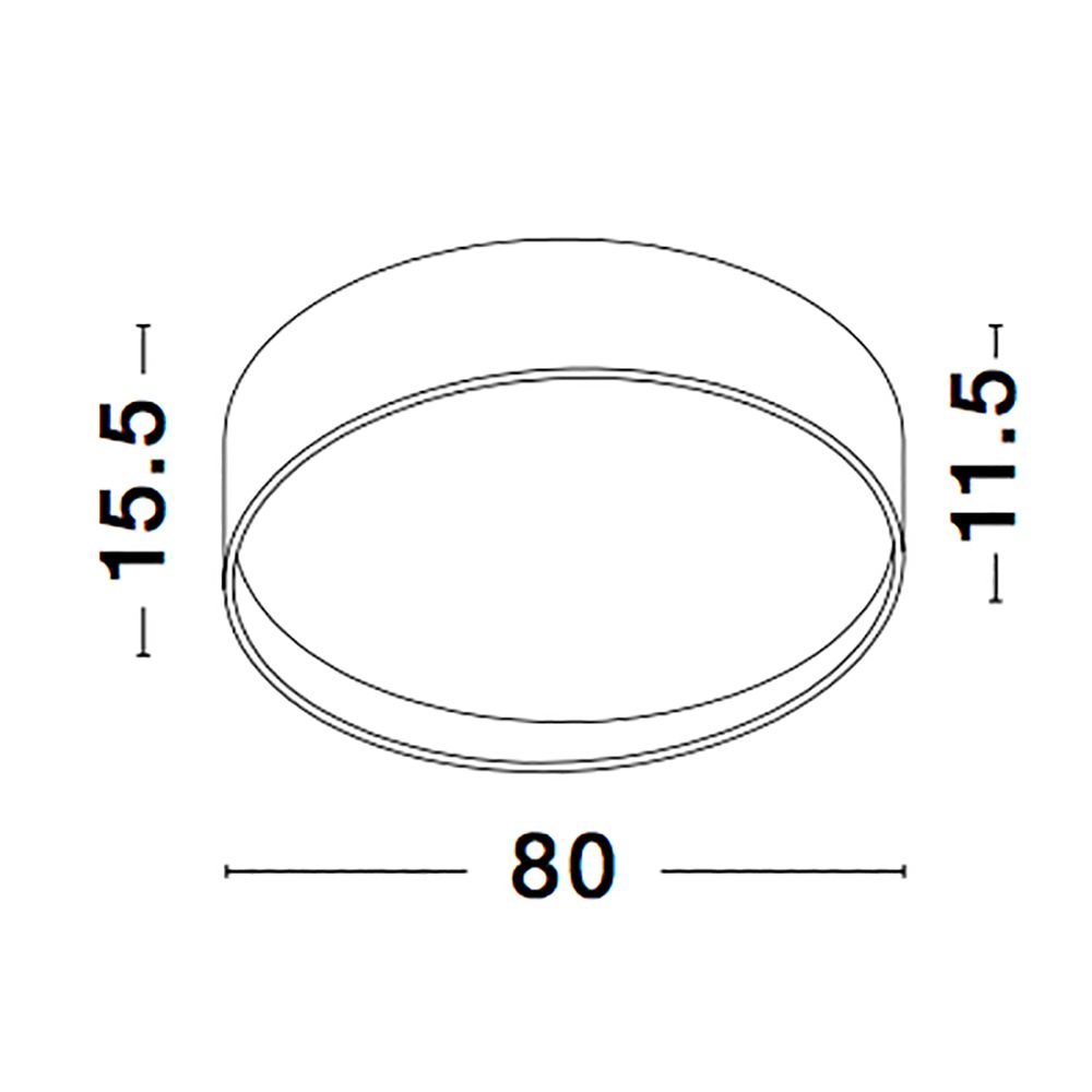 Lampada a soffitto a LED Fano White