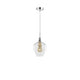 Filo Pendelleuchte Ø 18cm aus Glas in Gold-Optik, ideal für modernes Wohndesign.