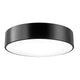 Finezza Deckenlampe Matt Metall in modernem Design mit mattem Schwarz und hochwertigem Acryl.