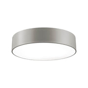 Plafonnier Finezza moderne en acier, de forme ronde élégante avec une lumière douce, idéal pour des intérieurs raffinés.