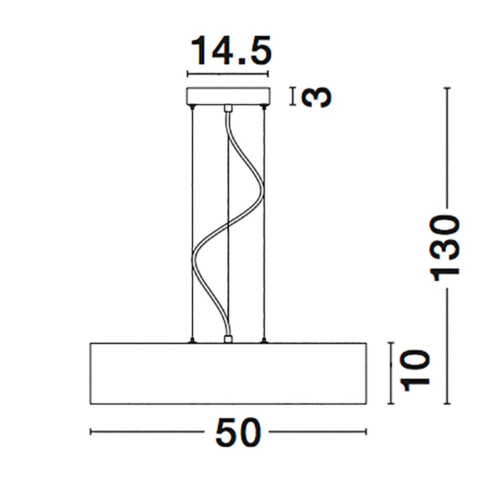 Lampe suspendue finzza Ø 50 cm