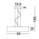 Lampe suspendue finzza Ø 50 cm