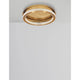 Fiore LED Deckenlampe Antik-Gold mit Kristallelementen und elegantem Design.