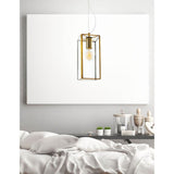 Flavio pendant lamp glass lantern