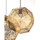 Foggia Hängelampe Stahl Gold – elegante Pendelleuchte mit modernem Design aus robustem Stahl in Goldfarbe.
