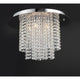 Fontana Deckenlampe K9 Kristall mit schimmerndem K9-Kristall und stilvollem Metallfinish.