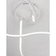 Fungo LED Deckenlampe Weiß: moderne Deckenlampe mit eleganten, flexiblen LED-Leuchten und minimalistischem Design.