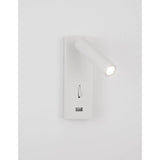 Fuse LED wall lamp with USB