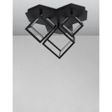 Moderne Gabbia LED Deckenleuchte in elegantem Design, ideal für Wohnzimmer und Schlafzimmer.