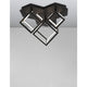 Gabbia LED Deckenleuchte mit modernem, elegantem Design aus Aluminium und Silikon.