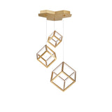 Gabbia LED Hanging Lamp 3 cubes