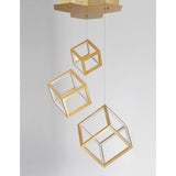 Gabbia LED Hanging Lamp 3 cubes