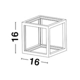 Gabbia LED Würfel Tischlampe