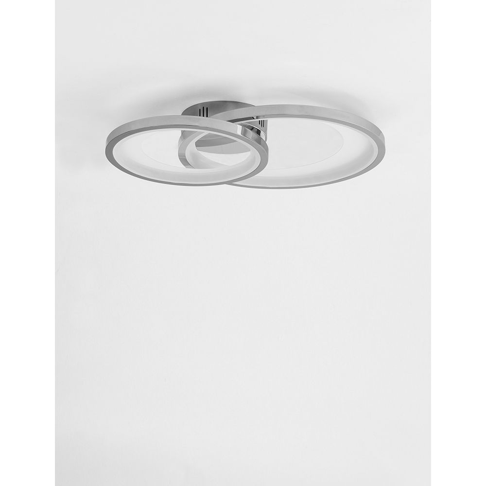 Nova Luce Galaxy LED -kattovalaisimen krom